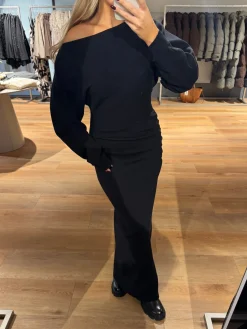 Astrid Frank Lange Kjoler|Jenny strikkjole