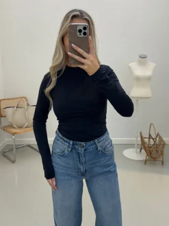 Astrid Frank Bluser|Malou crew neck bodystocking