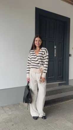 Astrid Frank Tall|Bukser|Marie bukser creme