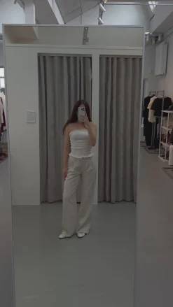 Astrid Frank Tall|Bukser|Marie bukser creme