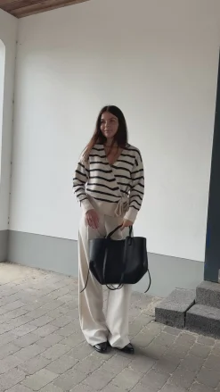 Astrid Frank Tall|Bukser|Marie bukser creme