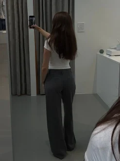 Astrid Frank Tall|Bukser|Marie bukser grå