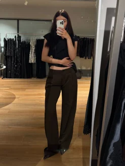 Astrid Frank Tall|Bukser|Marie bukser mørkebrun