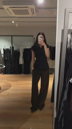 Astrid Frank Tall|Bukser|Marie bukser mørkebrun