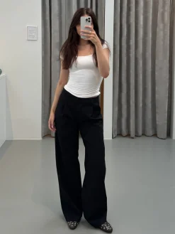 Astrid Frank Tall|Bukser|Marie bukser sort