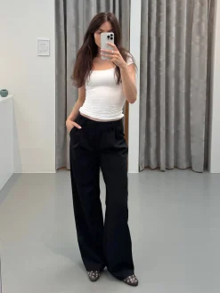 Astrid Frank Tall|Bukser|Marie bukser sort