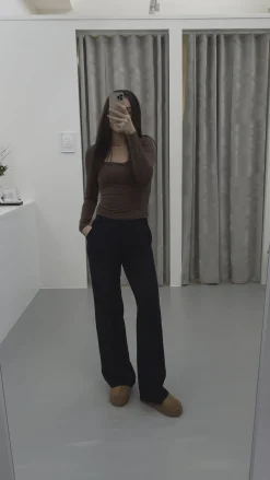 Astrid Frank Tall|Bukser|Milly bukser sort