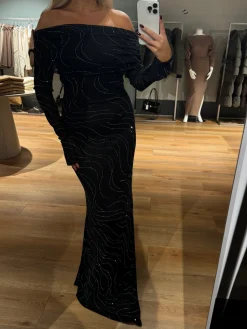 Astrid Frank Lange Kjoler|Nicole glitter kjole