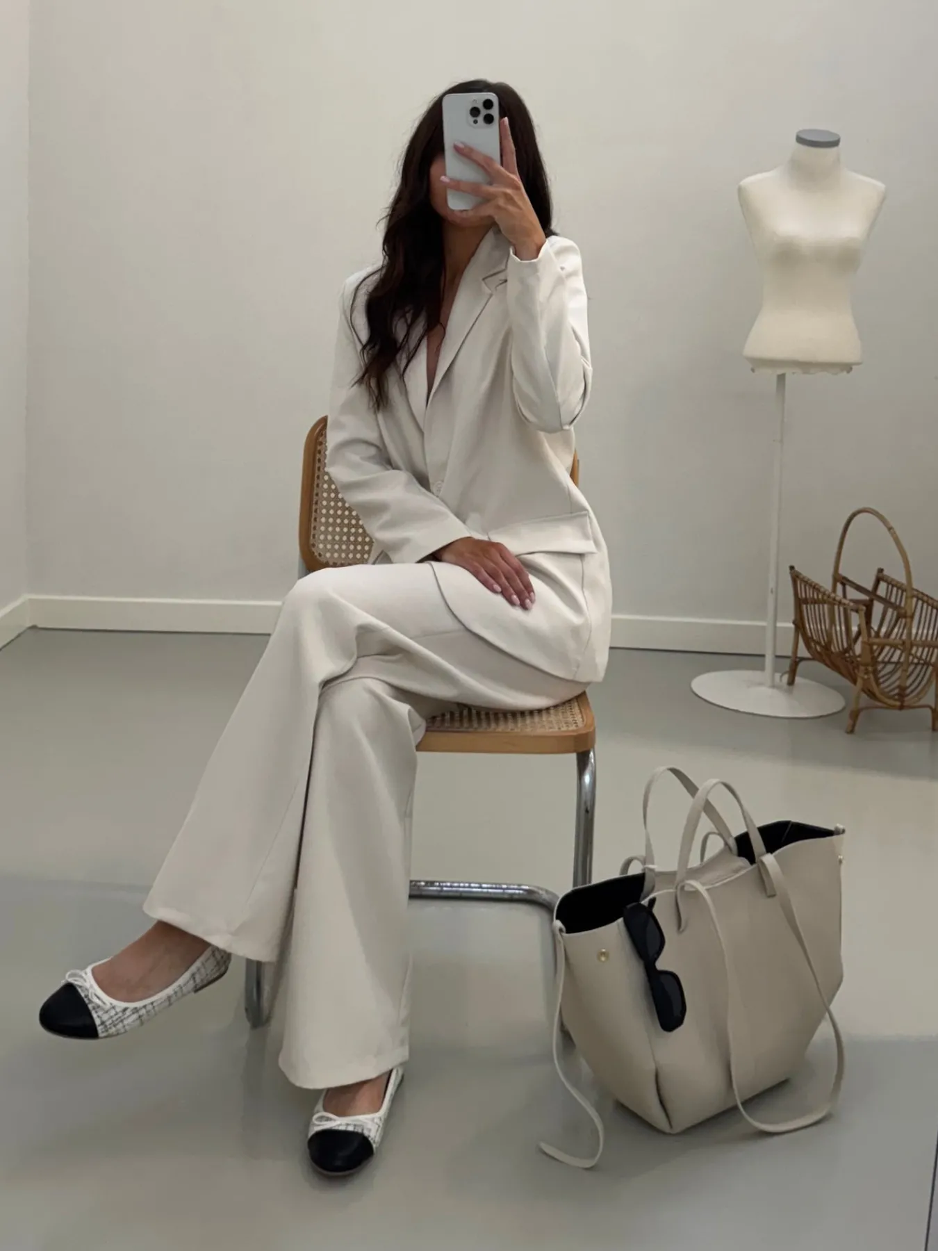 Astrid Frank Tall|Bukser|Olivia bukser creme