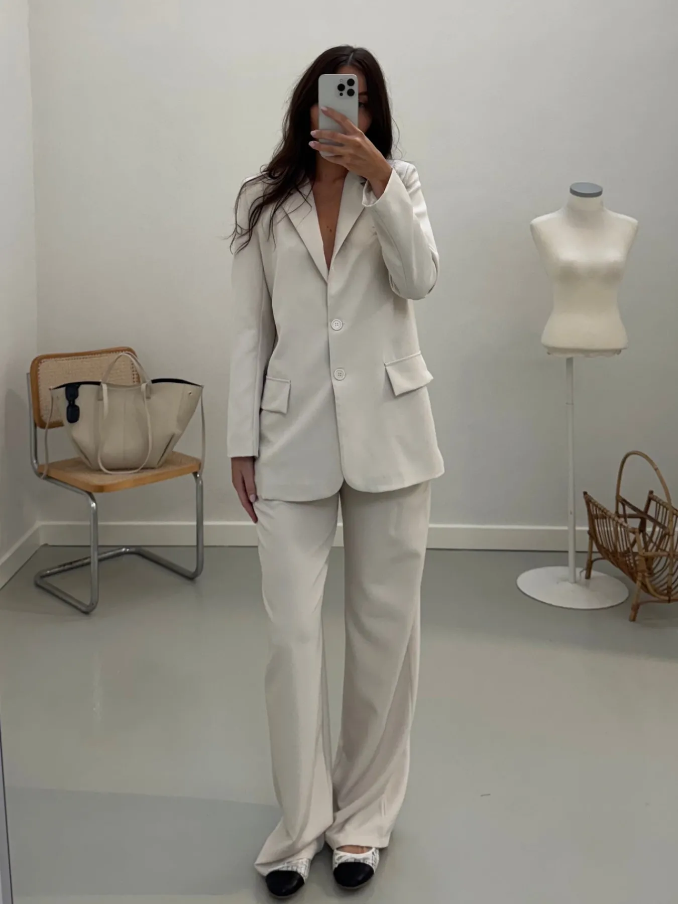 Astrid Frank Tall|Bukser|Olivia bukser creme