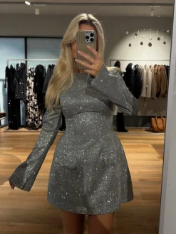 Astrid Frank Korte Kjoler|Ophelia glimmerkjole