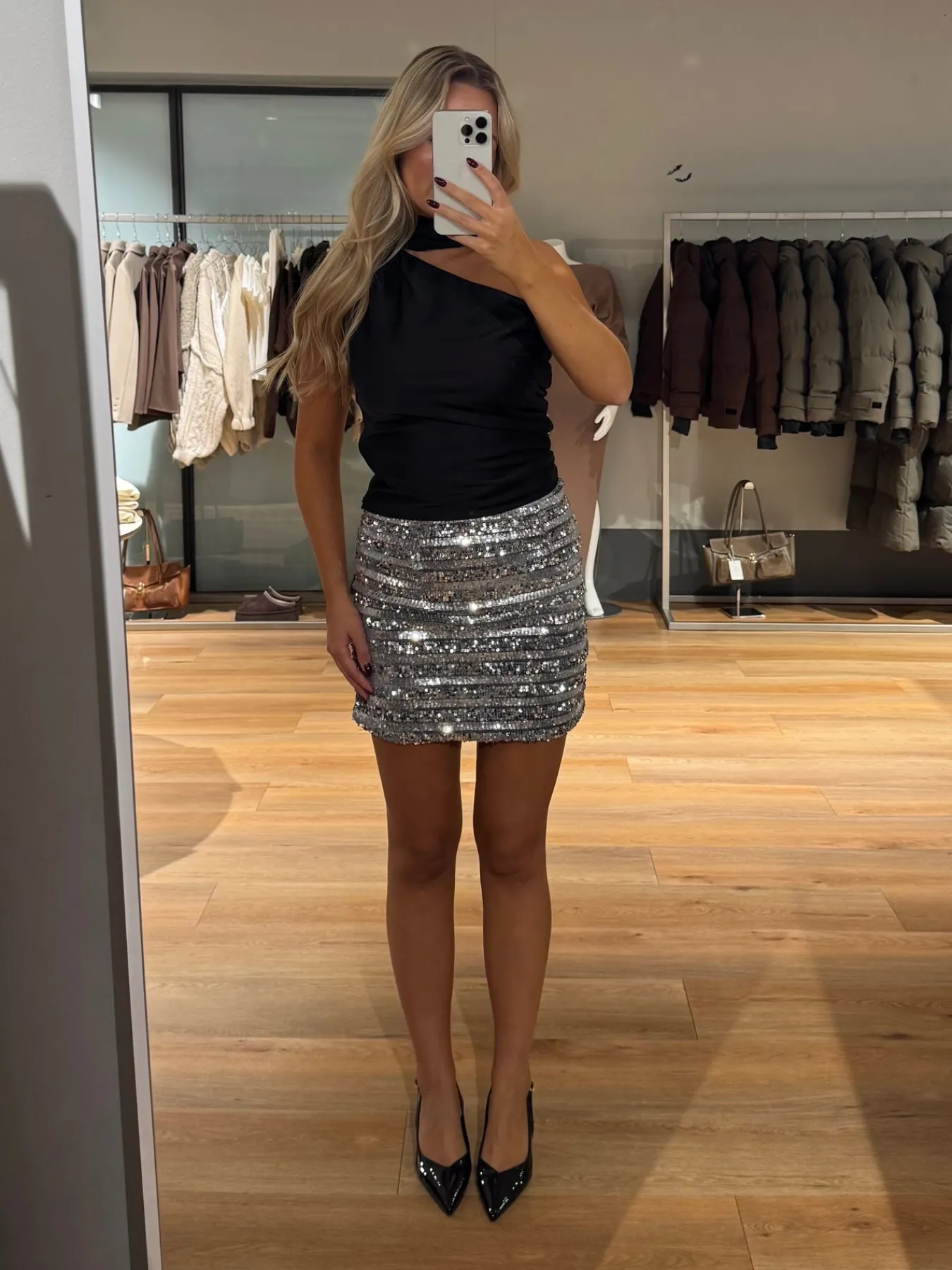 Astrid Frank Nederdele|Teresa glimmer nederdel