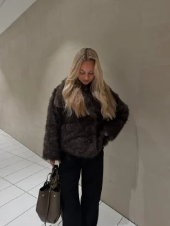 Astrid Frank Jakker|Thea faux fur jakke